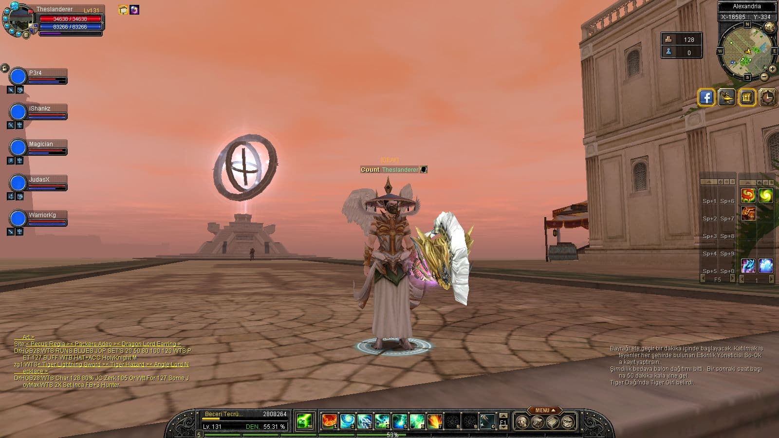 WTS 131 WİZ CLERİC 5/5 FLAG MALE ANGEL WİNG DRESS